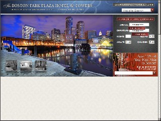 Web site www.bostonparkplaza.com, Boston Park Plaza Hotel
