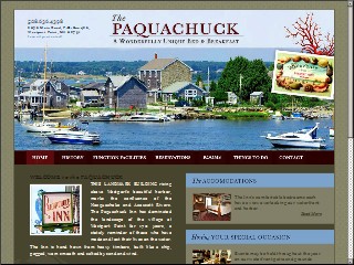 Web site www.paquachuck.com, Paquachuck Inn